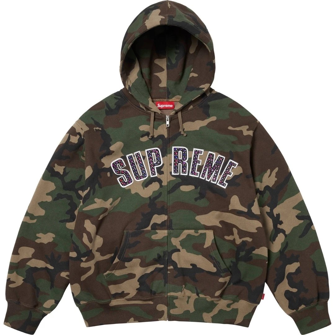 Diamond studded hoodie SB35