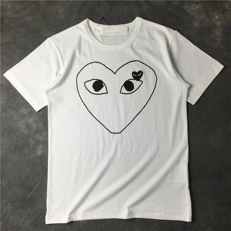 Comme des Garçons Play Half Heart T-Shirt White/Red