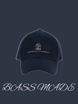 thumbnail for In stock BC style gabardine navy blue baseball cap from BASS