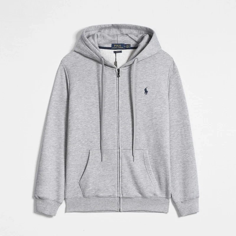 Zipper Gray Royal Blue Label