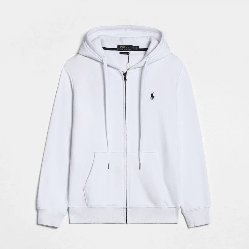 Zipper white with black label