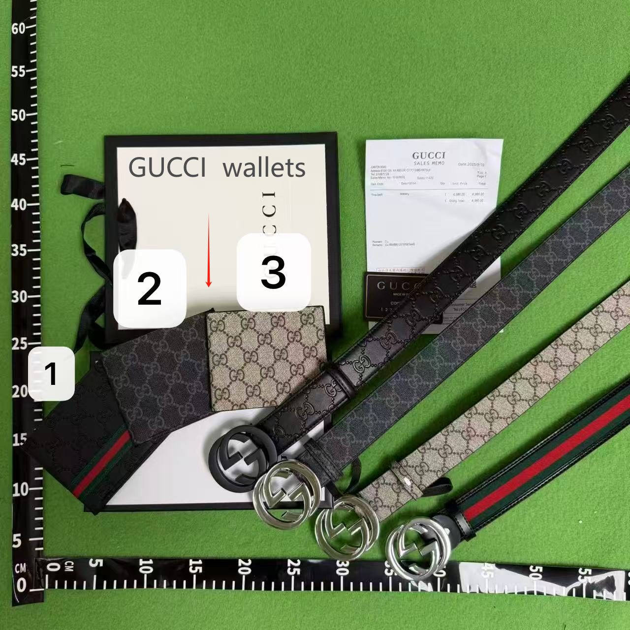 GUCCI Belt and Wallet Gift Box [Wallet Style]