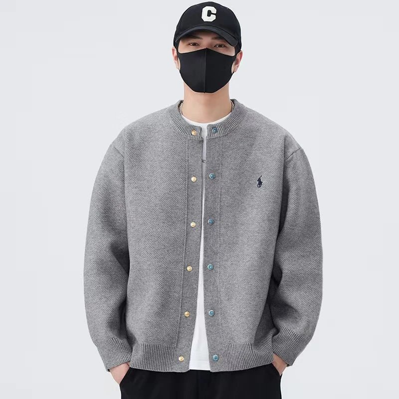 Ralph Lauren Cardigan Knit Gray
