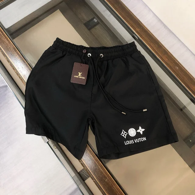 Louis Vuitton Shorts Monogram-print elastic drawstring product detail image 5