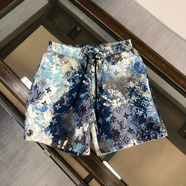 Louis Vuitton Shorts Monogram-print elastic drawstring product detail image 4
