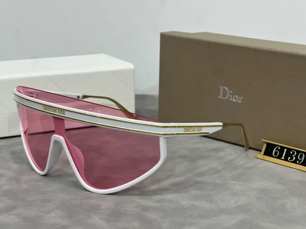 Dior Oblique Print Sunglasses Black - 3