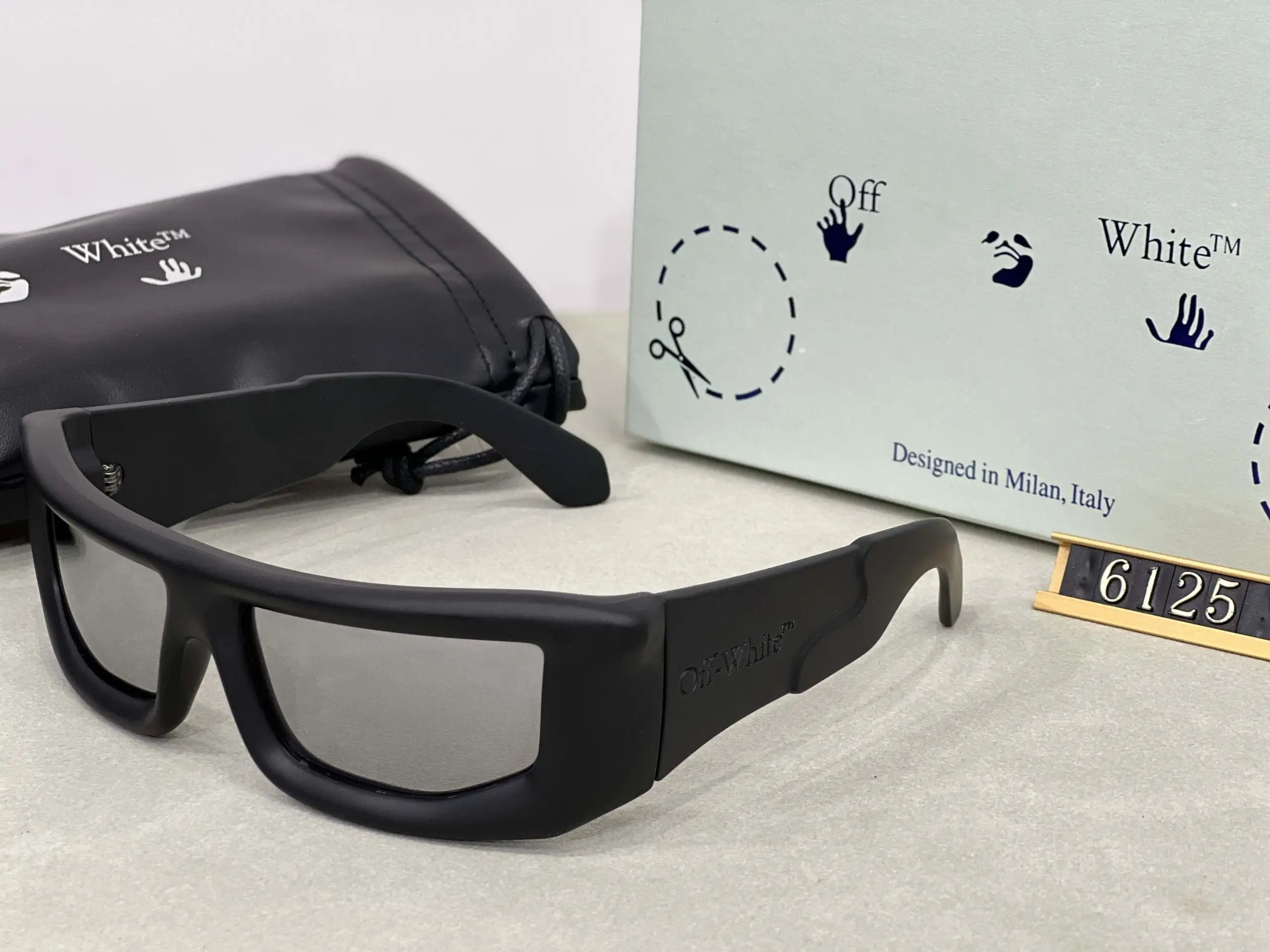 Off-White White™ Sunglasses Black Matte