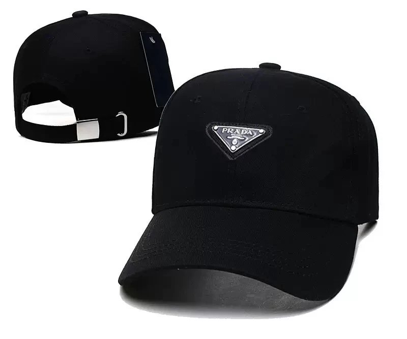Prada Logo Patch Baseball Cap Black