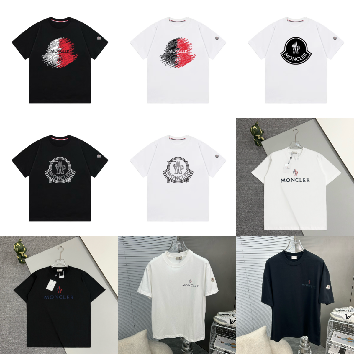 Moncler Logo Graphic T-Shirt White - 2