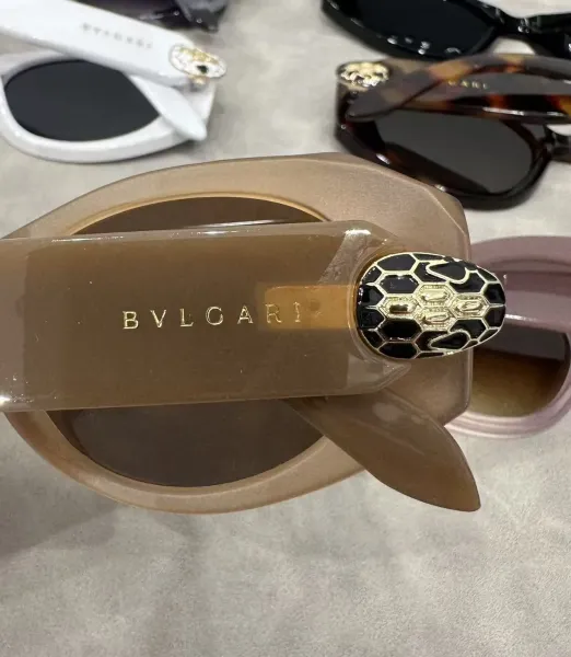 Bvlgari Serpenti 1818 Brown Acetate Sunglasses - 3