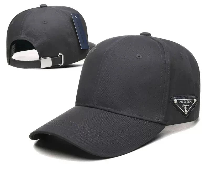 Prada Logo Patch Baseball Cap Black