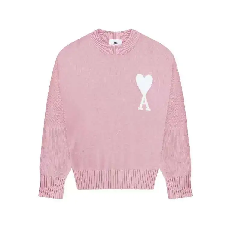 Ami 7-Color Heart Sweater
