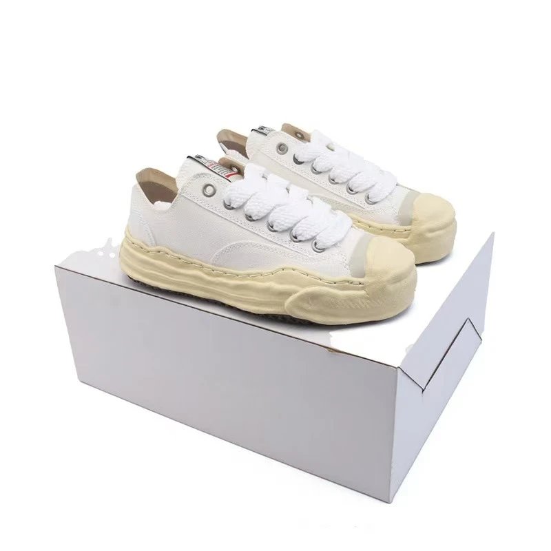 Unbranded Sneakers Low-Top Lace-Up with Sawtooth Sole — MMY-06
