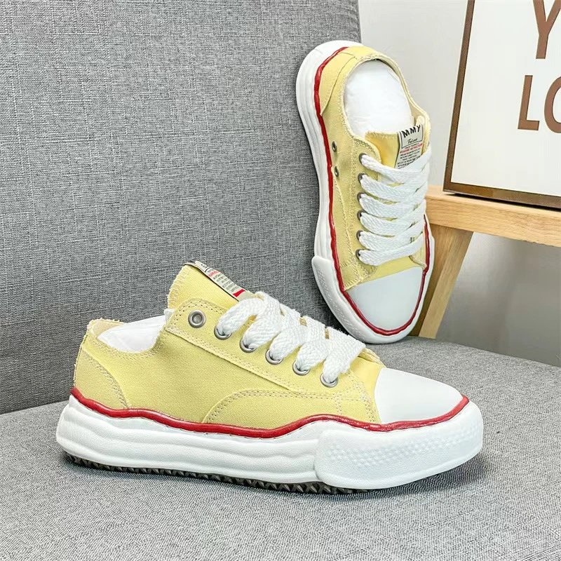 Unbranded Sneakers Low-Top Lace-Up with Sawtooth Sole — MMY-03