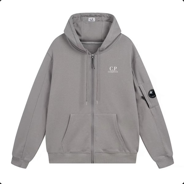 C.P. Company Zip-Up Hoodie Gray Hoodie 卫衣 product listing in Litbuy spreadsheet finds