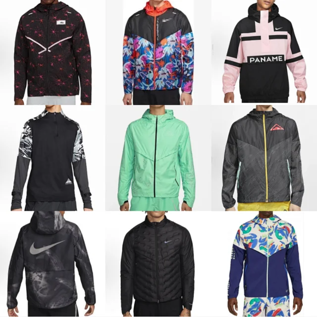 Nike Jackets Running Division Hooded Reflective Grid Windbreaker product detail image 1