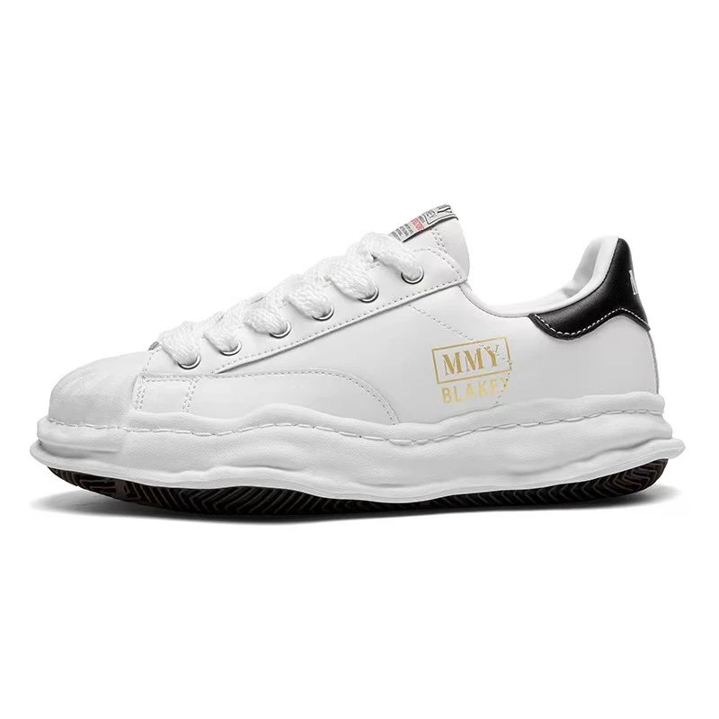 Unbranded Sneakers Low-Top Lace-Up with Sawtooth Sole — MMY-11