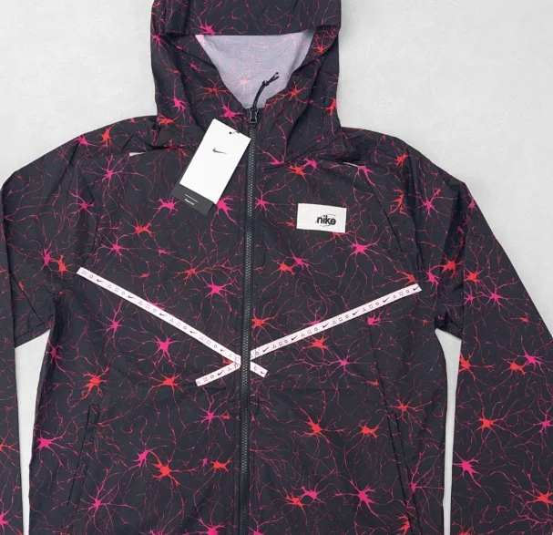 Nike Jackets Running Division Hooded Reflective Grid Windbreaker product detail image 3