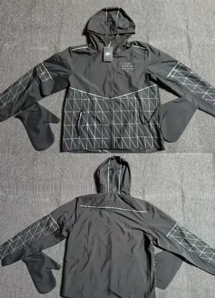 Nike Windrunner Hooded Jacket Multicolor Print Outerwear - 3