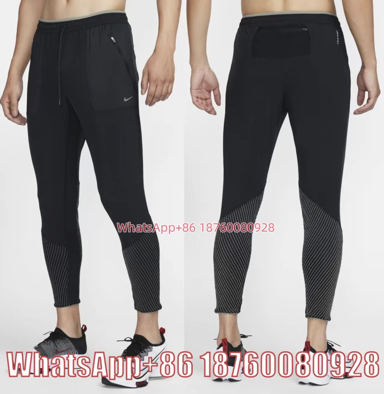 Nike Dri-FIT Tech Pack Joggers Black with Reflective Stripe Detail Pants