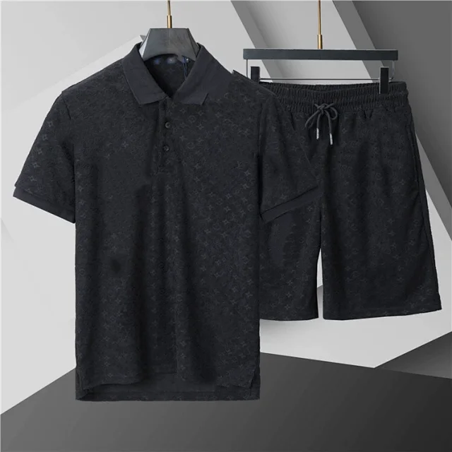 Fendi Matching Sets Monogram polo shirt and drawstring jogger set product detail image 46