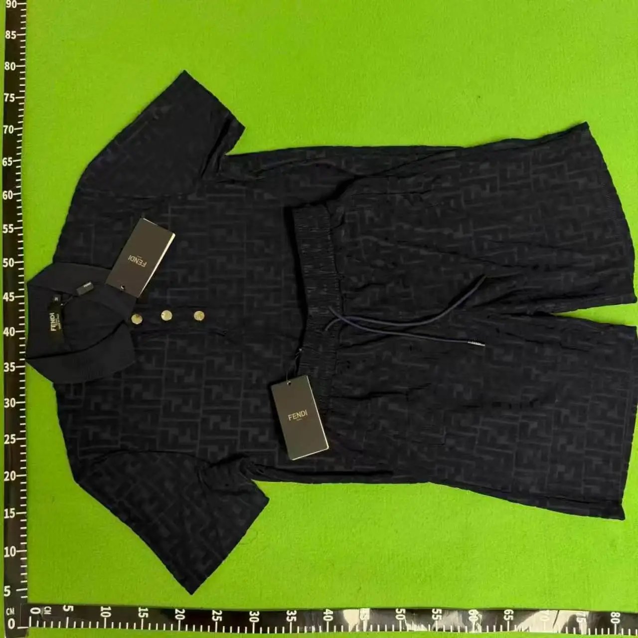 Fen di standing collar in Tibetan blue