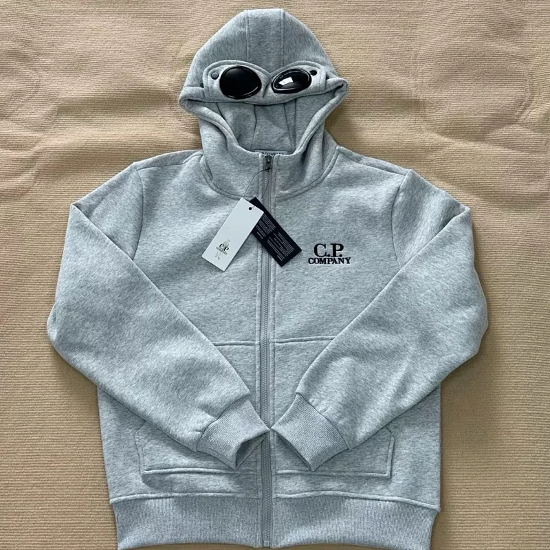 连帽卫衣 刺绣灰色