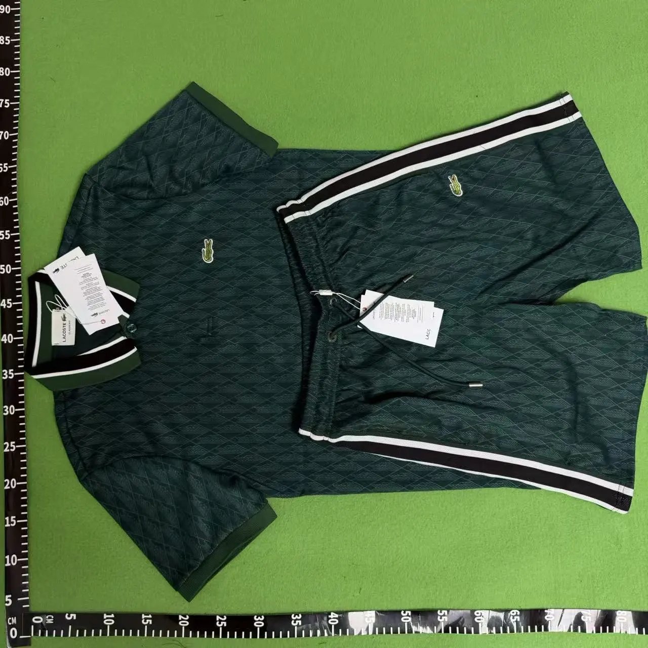 La cote standing collar green