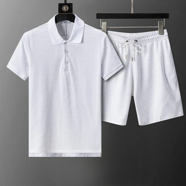 Fendi Matching Sets Monogram polo shirt and drawstring jogger set product detail image 51