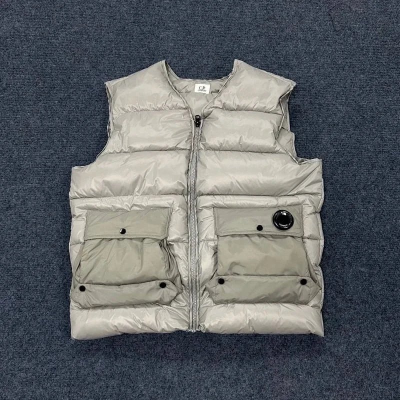 CP Company Goggle Pocket Vest Army Green - 15