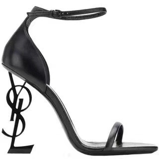 Matte black black heel (8cm)