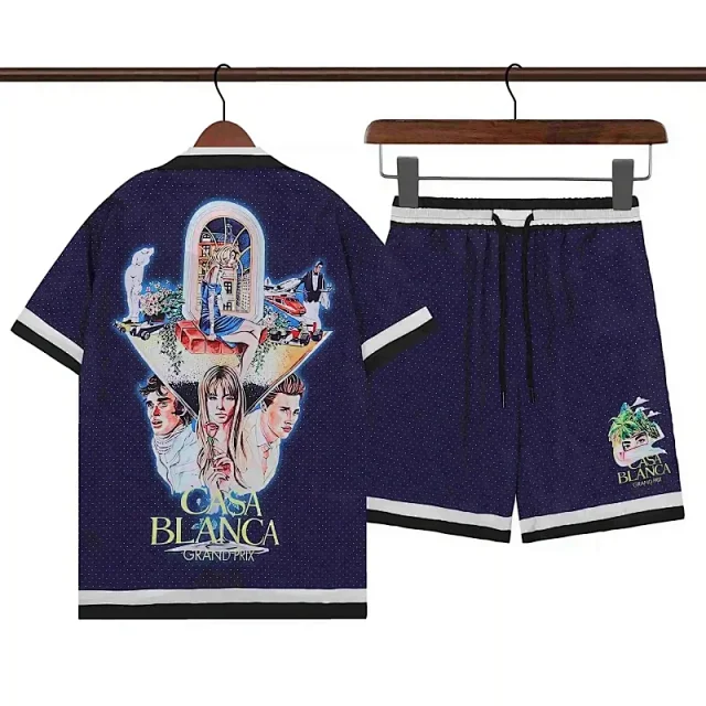 Fendi Matching Sets Monogram polo shirt and drawstring jogger set product detail image 61