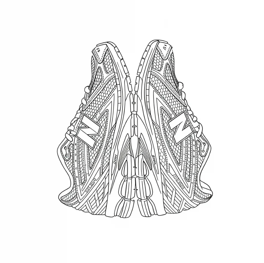 B2D Retro Street Style Cushioned Non-Slip Low-Top Casual Running Shoes