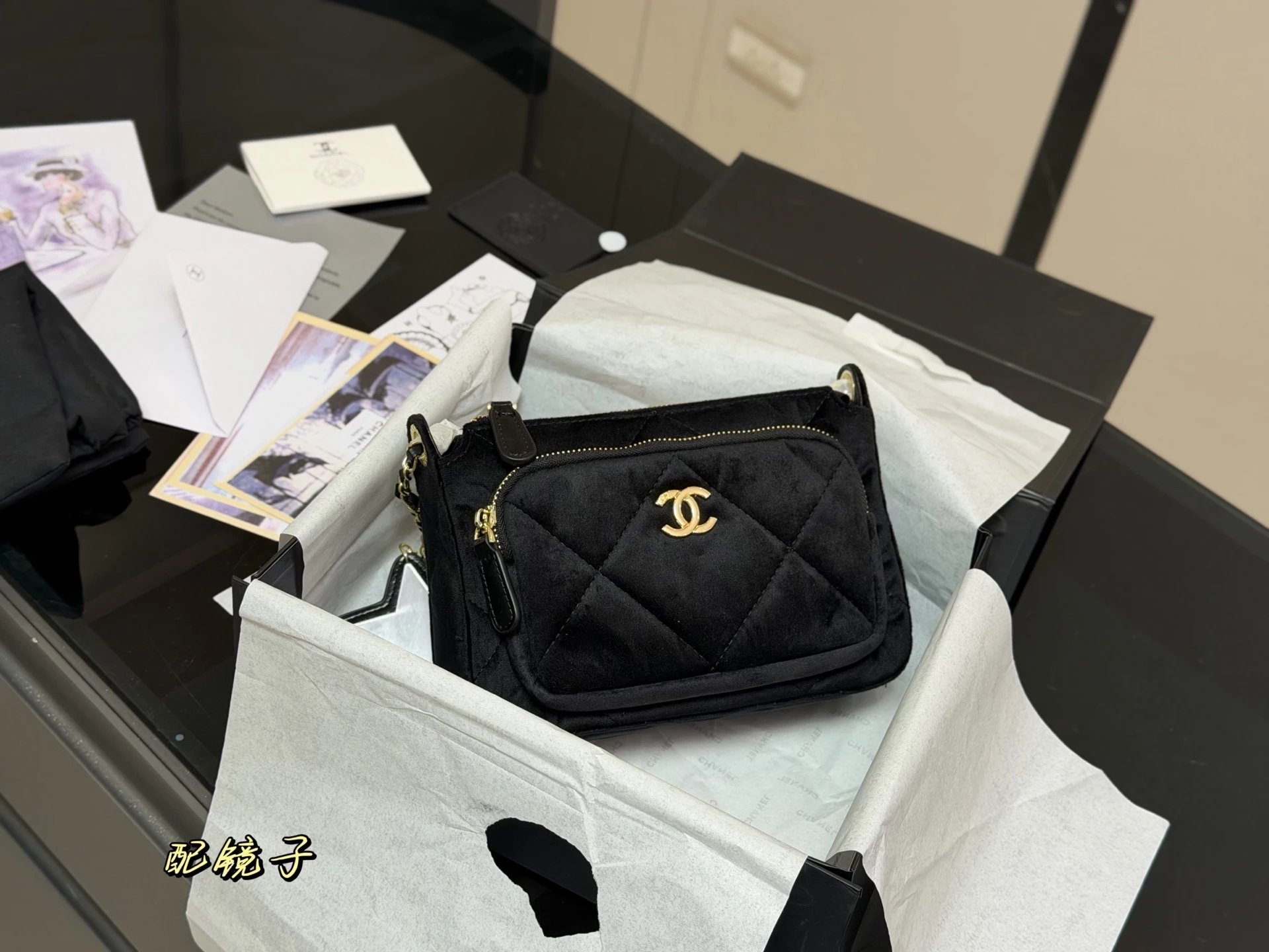 Ch*nel bow bag - 132775