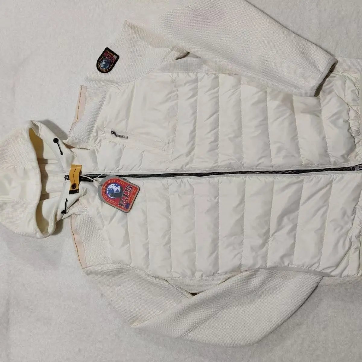 PSJ Splice White Hooded