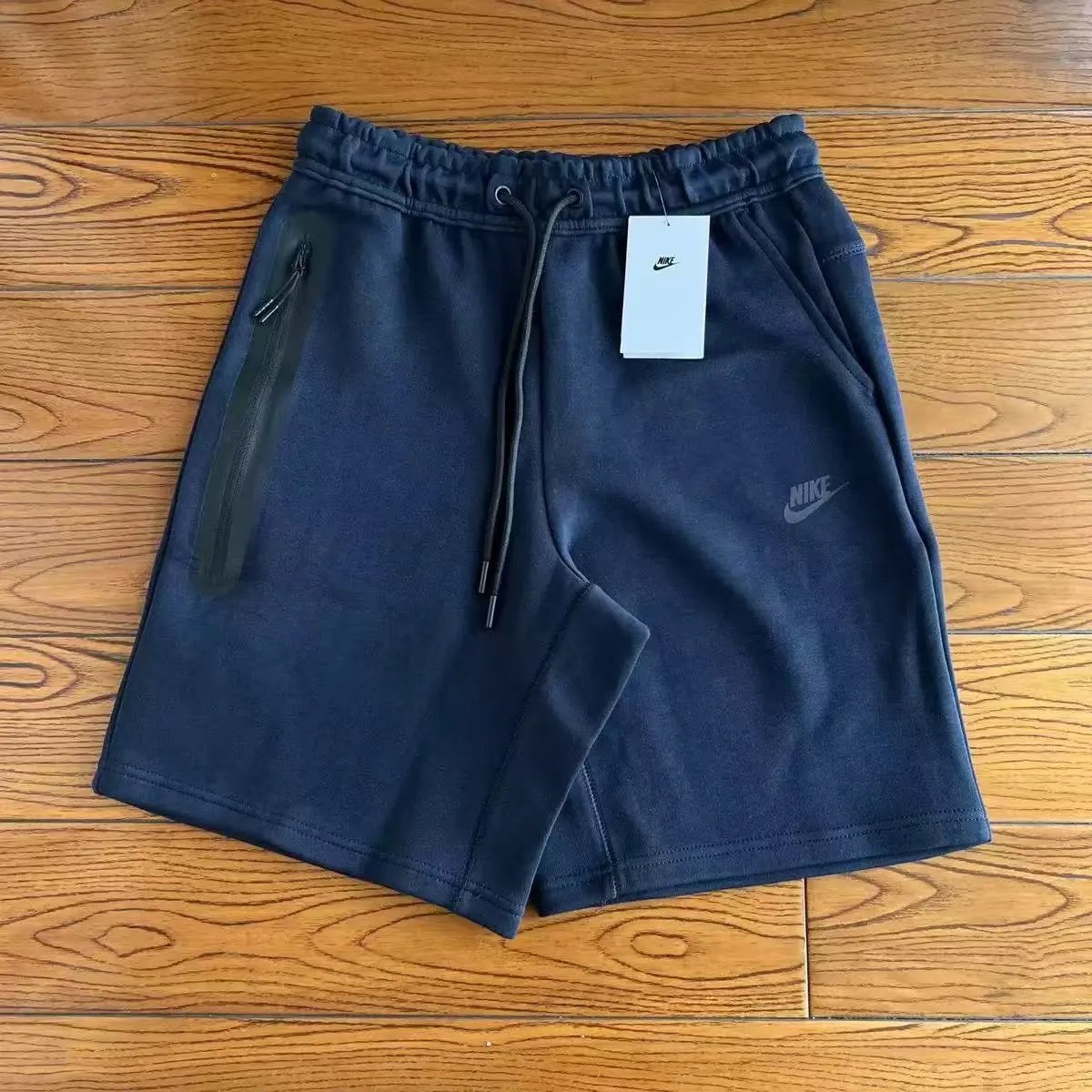 Nike Shorts Fleece Drawstring with Zippered Pocket — 7