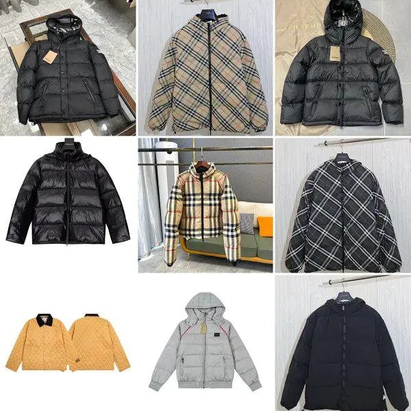 Burberry Check Puffer Jackets 