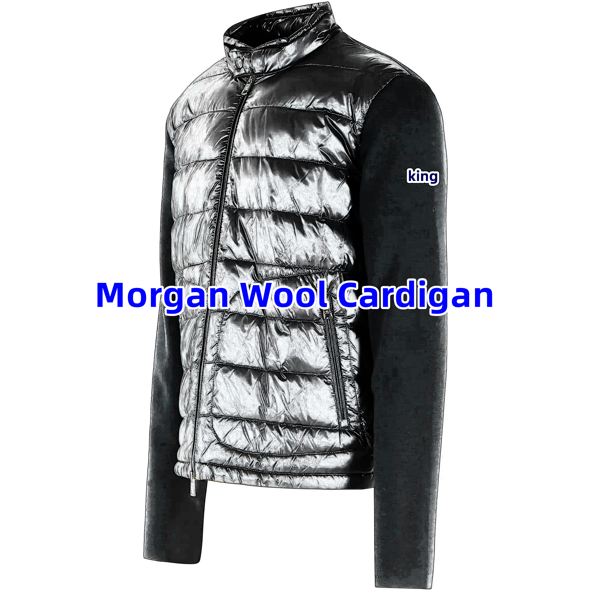 PRO0aa Morgan Wool Cardigan 摩根针织羽绒