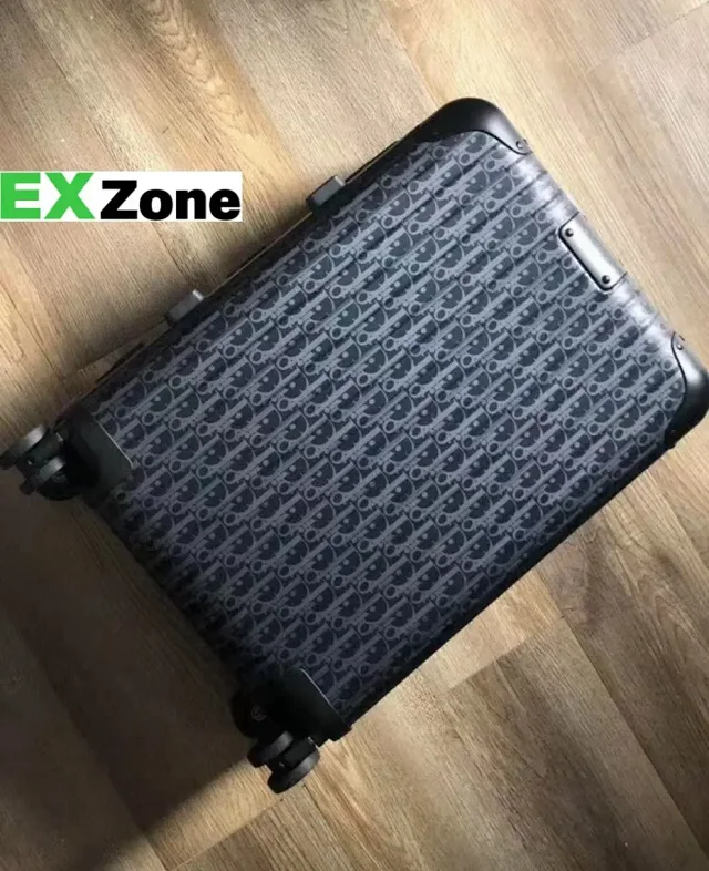 Unbranded Travel Bags Hard-shell ribbed spinner suitcase product detail image 9