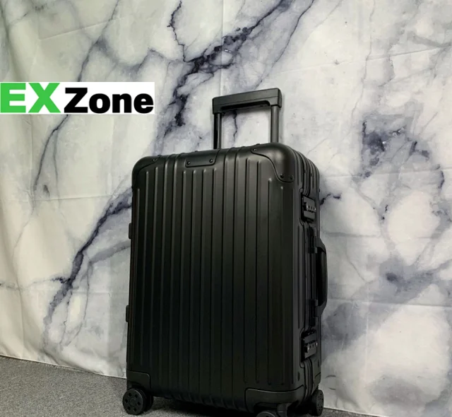 Unbranded Travel Bags Hard-shell ribbed spinner suitcase product detail image 5