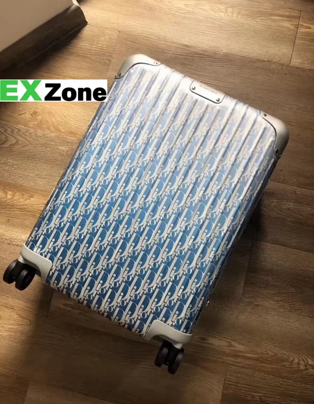 Unbranded Travel Bags Hard-shell ribbed spinner suitcase product detail image 8