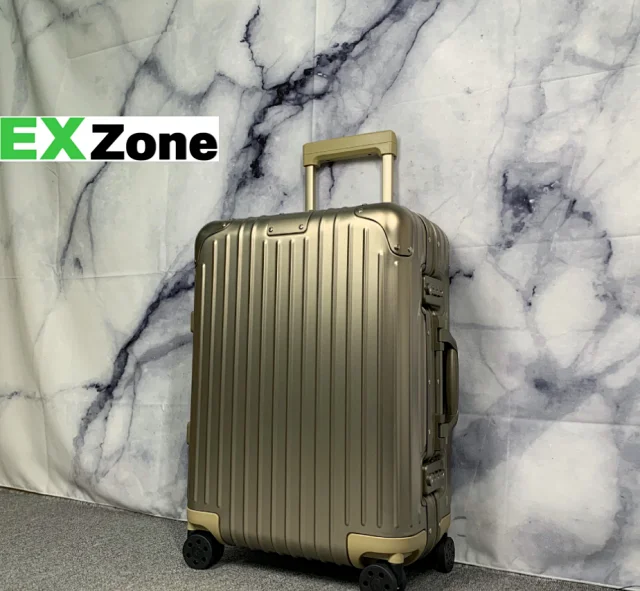 Unbranded Travel Bags Hard-shell ribbed spinner suitcase product detail image 6