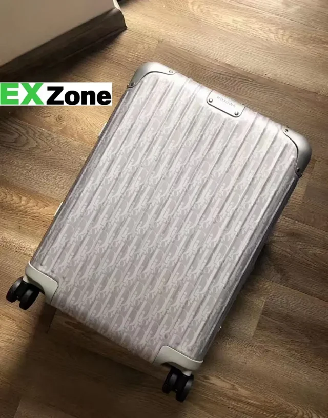 Unbranded Travel Bags Hard-shell ribbed spinner suitcase product detail image 7