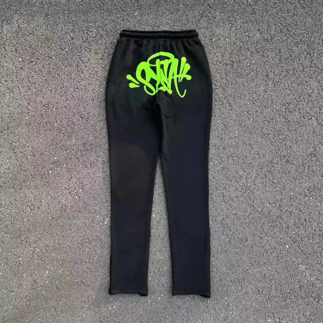 SY Black/Green Sweatpants