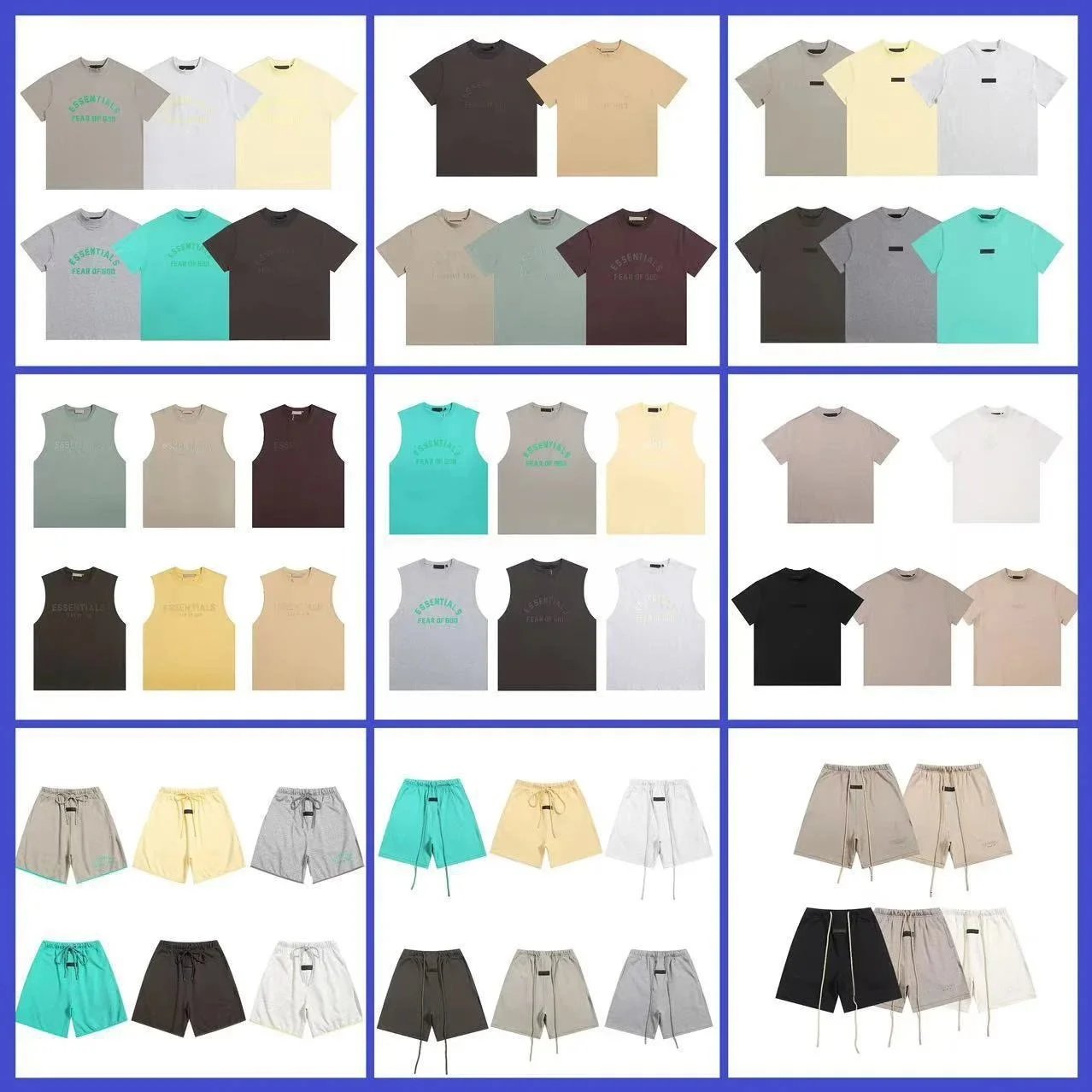 【Y-6】Trendy Short Sleeve & Shorts Set