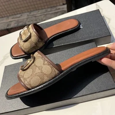 Tory Burch Slippers Double T Logo Flat Slide product detail image 15