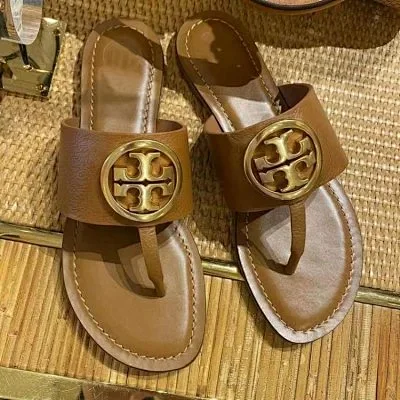 Tory Burch Slippers Double T Logo Flat Slide product detail image 19
