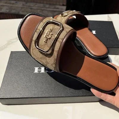 Tory Burch Slippers Double T Logo Flat Slide product detail image 20
