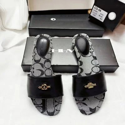 Tory Burch Slippers Double T Logo Flat Slide — SKU-06-Floral Black