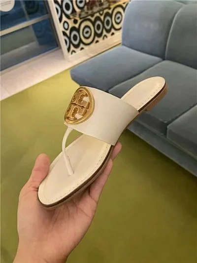 Tory Burch Slippers Double T Logo Flat Slide product detail image 13